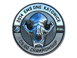Sticker ESL Skull (Foil) | Katowice 2014 - Preço e onde comprar no CS2