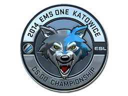 Sticker ESL Wolf (Foil) | Katowice 2014 - Preço e onde comprar no CS2