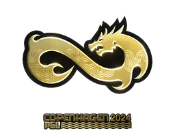 Sticker Eternal Fire (Gold) | Copenhagen 2024 - Preço e onde comprar no CS2