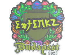 Sticker ewjerkz (Embroidered) | Budapest 2025 - Preço e onde comprar no CS2