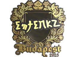 Sticker ewjerkz (Gold) | Budapest 2025 - Preço e onde comprar no CS2