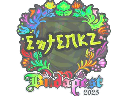 Sticker ewjerkz (Holo) | Budapest 2025 - Preço e onde comprar no CS2
