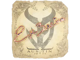Sticker Ex3rcice | Austin 2025 - Preço e onde comprar no CS2