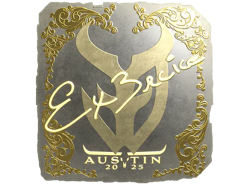 Sticker Ex3rcice (Gold) | Austin 2025 - Preço e onde comprar no CS2