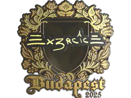 Sticker Ex3rcice (Gold) | Budapest 2025 - Preço e onde comprar no CS2