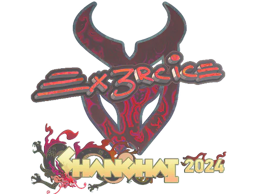 Sticker Ex3rcice (Holo) | Shanghai 2024 - Preço e onde comprar no CS2