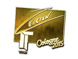 Sticker Ex6TenZ (Gold) | Cologne 2015 - Preço e onde comprar no CS2