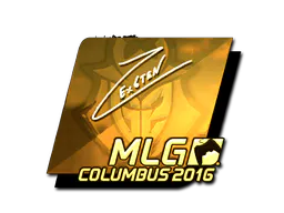 Sticker Ex6TenZ (Gold) | MLG Columbus 2016 - Preço e onde comprar no CS2