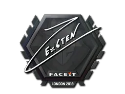 Sticker Ex6TenZ | London 2018 - Preço e onde comprar no CS2