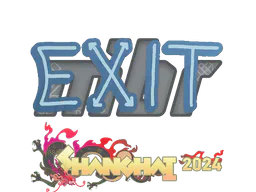 Sticker exit | Shanghai 2024 - Preço e onde comprar no CS2