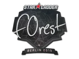 Sticker f0rest | Berlin 2019 - Preço e onde comprar no CS2