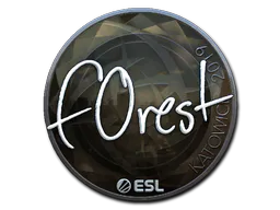 Sticker f0rest (Foil) | Katowice 2019 - Preço e onde comprar no CS2