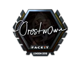 Sticker f0rest (Foil) | London 2018 - Preço e onde comprar no CS2