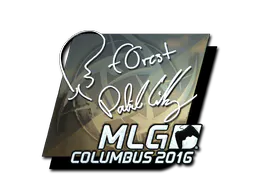 Sticker f0rest (Foil) | MLG Columbus 2016 - Preço e onde comprar no CS2