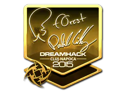 Sticker f0rest (Gold) | Cluj-Napoca 2015 - Preço e onde comprar no CS2