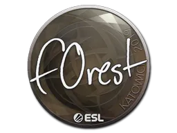 Sticker f0rest | Katowice 2019 - Preço e onde comprar no CS2