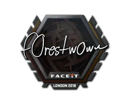 Sticker f0rest | London 2018 - Preço e onde comprar no CS2