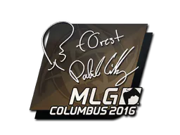 Sticker f0rest | MLG Columbus 2016 - Preço e onde comprar no CS2