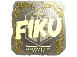 Sticker F1KU (Gold) | Austin 2025 - Preço e onde comprar no CS2