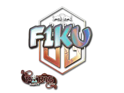 Sticker F1KU (Holo) | Paris 2023 - Preço e onde comprar no CS2