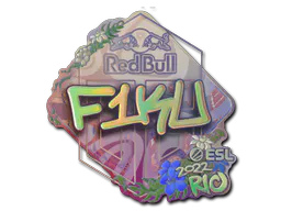 Sticker F1KU (Holo) | Rio 2022 - Preço e onde comprar no CS2