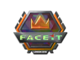Sticker FACEIT (Holo) | London 2018 - Preço e onde comprar no CS2