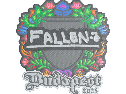 Sticker FalleN (Embroidered) | Budapest 2025 - Preço e onde comprar no CS2
