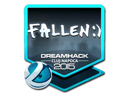 Sticker FalleN (Foil) | Cluj-Napoca 2015 - Preço e onde comprar no CS2