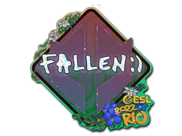 Sticker FalleN (Glitter) | Rio 2022 - Preço e onde comprar no CS2