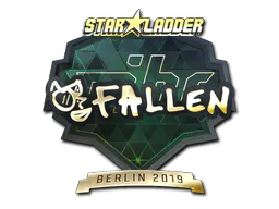 Sticker FalleN (Gold) | Berlin 2019 - Preço e onde comprar no CS2
