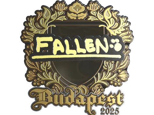 Sticker FalleN (Gold) | Budapest 2025 - Preço e onde comprar no CS2
