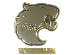 Sticker FalleN (Gold) | Copenhagen 2024 - Preço e onde comprar no CS2