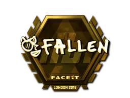 Sticker FalleN (Gold) | London 2018 - Preço e onde comprar no CS2