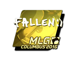 Sticker FalleN (Gold) | MLG Columbus 2016 - Preço e onde comprar no CS2