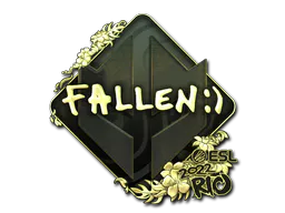 Sticker FalleN (Gold) | Rio 2022 - Preço e onde comprar no CS2