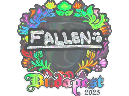 Sticker FalleN (Holo) | Budapest 2025 - Preço e onde comprar no CS2