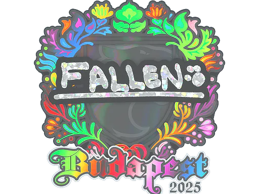 Sticker FalleN (Holo) | Budapest 2025 - Preço e onde comprar no CS2
