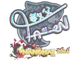 Sticker FalleN (Holo) | Shanghai 2024 - Preço e onde comprar no CS2