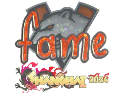 Sticker fame (Glitter) | Shanghai 2024 - Preço e onde comprar no CS2