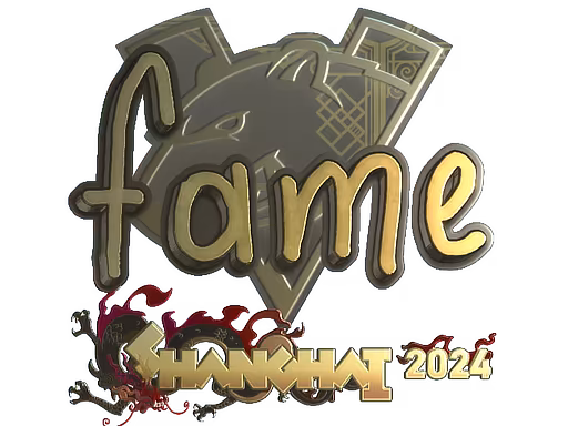 Sticker fame (Gold) | Shanghai 2024 - Preço e onde comprar no CS2