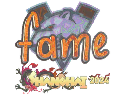 Sticker fame (Holo) | Shanghai 2024 - Preço e onde comprar no CS2