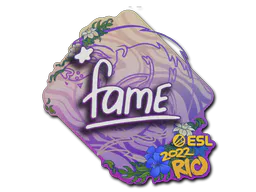 Sticker fame | Rio 2022 - Preço e onde comprar no CS2