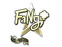 Sticker FaNg (Gold) | Paris 2023 - Preço e onde comprar no CS2