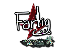 Sticker Farlig (Glitter) | Antwerp 2022 - Preço e onde comprar no CS2