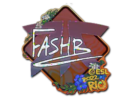 Sticker FASHR (Glitter) | Rio 2022 - Preço e onde comprar no CS2