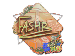 Sticker FASHR (Holo) | Rio 2022 - Preço e onde comprar no CS2