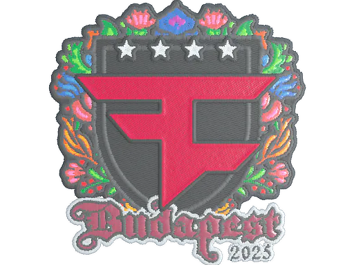 Sticker FaZe Clan (Embroidered) | Budapest 2025 - Preço e onde comprar no CS2