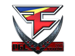 Sticker FaZe Clan (Foil) | Krakow 2017 - Preço e onde comprar no CS2