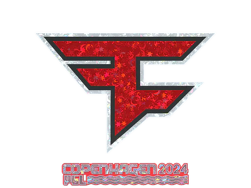 Sticker FaZe Clan (Glitter) | Copenhagen 2024 - Preço e onde comprar no CS2