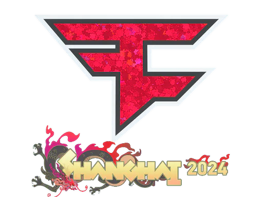 Sticker FaZe Clan (Glitter) | Shanghai 2024 - Preço e onde comprar no CS2